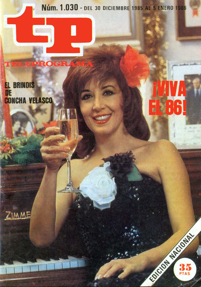 TP TELEPROGRAMA magazine side cover Issue 1030 30 December 1985