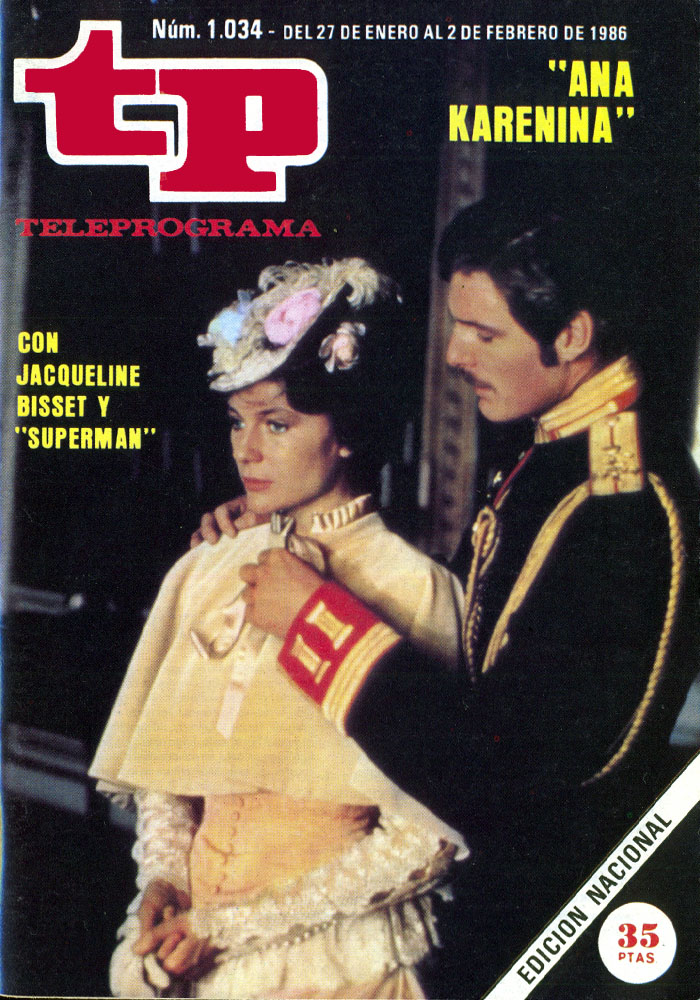 TP TELEPROGRAMA magazine side cover Issue 1034 27 January 1986