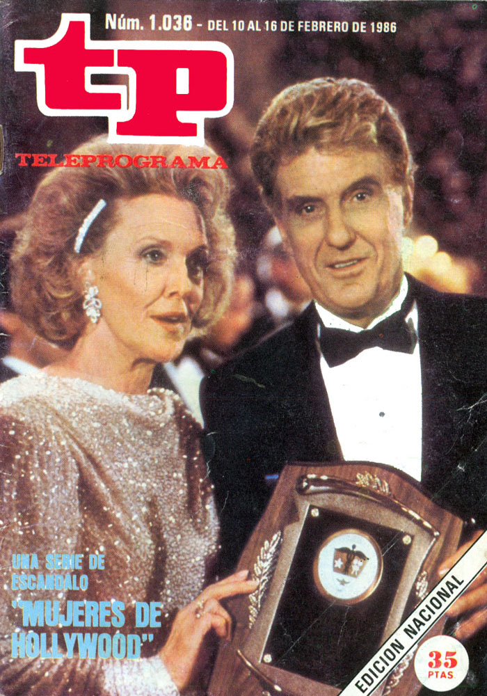 TP TELEPROGRAMA magazine side cover Issue 1036 10 February 1986