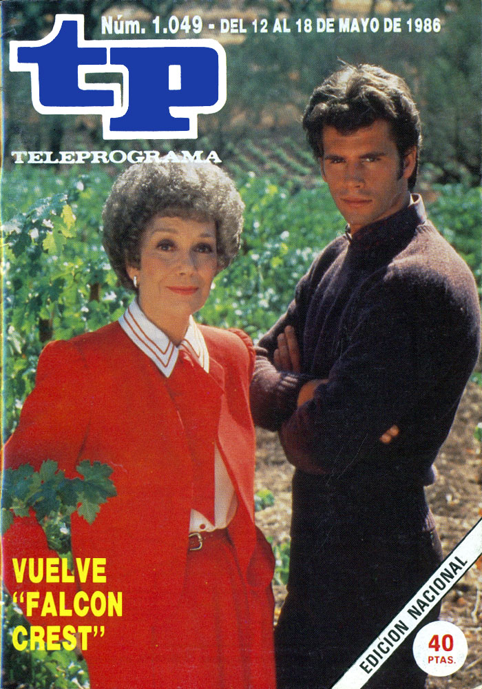 TP TELEPROGRAMA magazine side cover Issue 1049 12 May 1986
