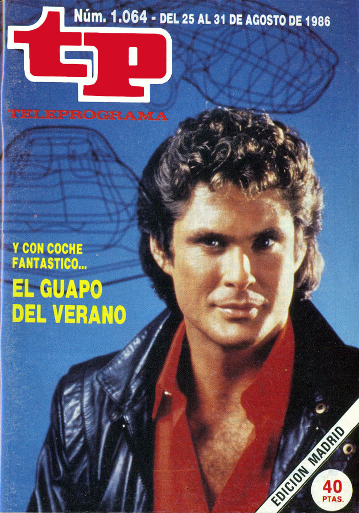 TP TELEPROGRAMA magazine side cover Issue 1064 25 August 1986