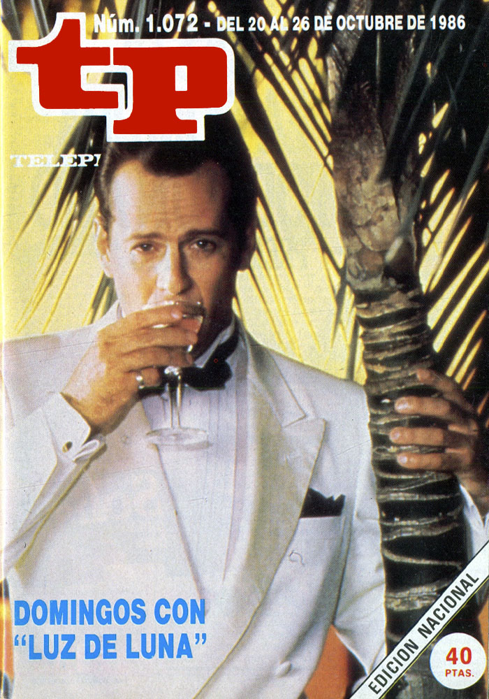 TP TELEPROGRAMA magazine side cover Issue 1072 20 October 1986
