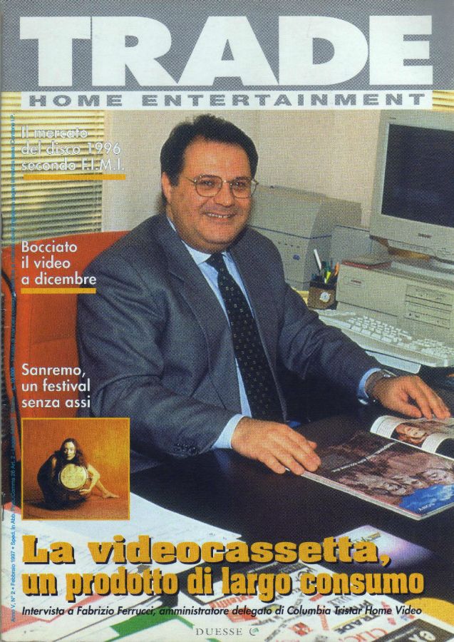 TRADE HOME ENTERTAINMENT magazine side cover February 1997