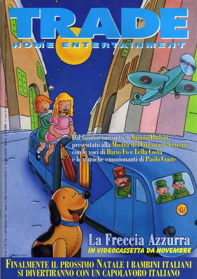 TRADE HOME ENTERTAINMENT magazine side cover July/August 1997