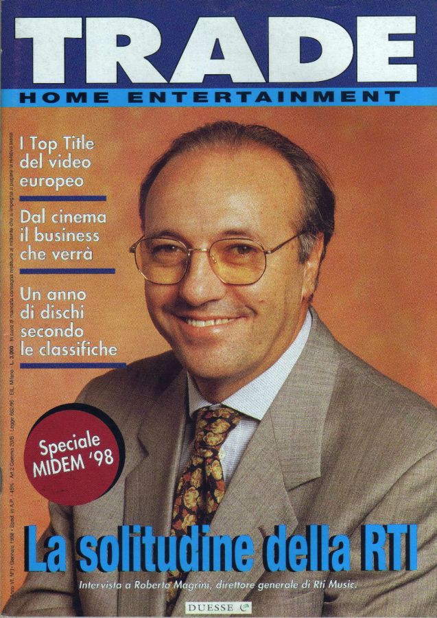 TRADE HOME ENTERTAINMENT magazine side cover January 1998