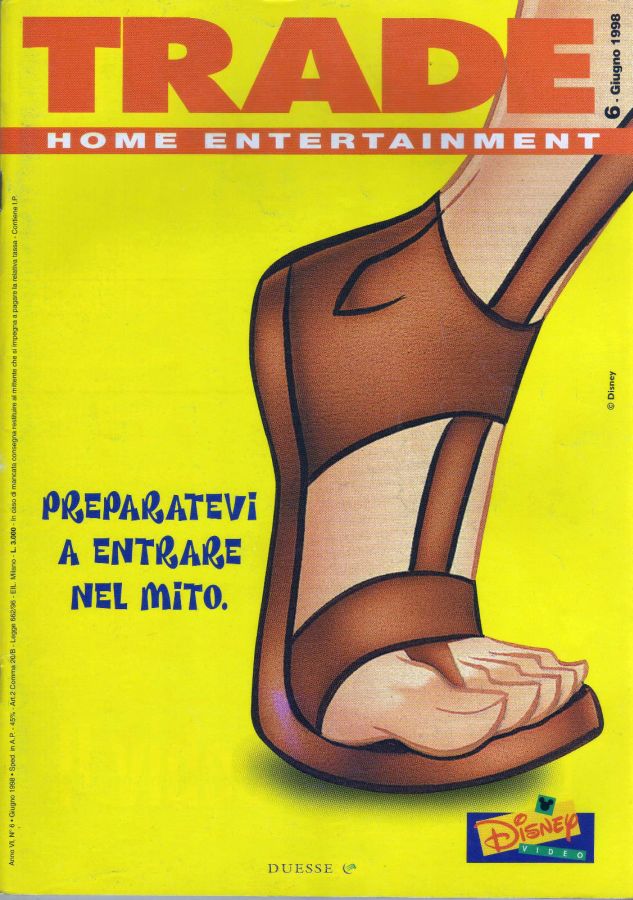 TRADE HOME ENTERTAINMENT magazine side cover June 1998