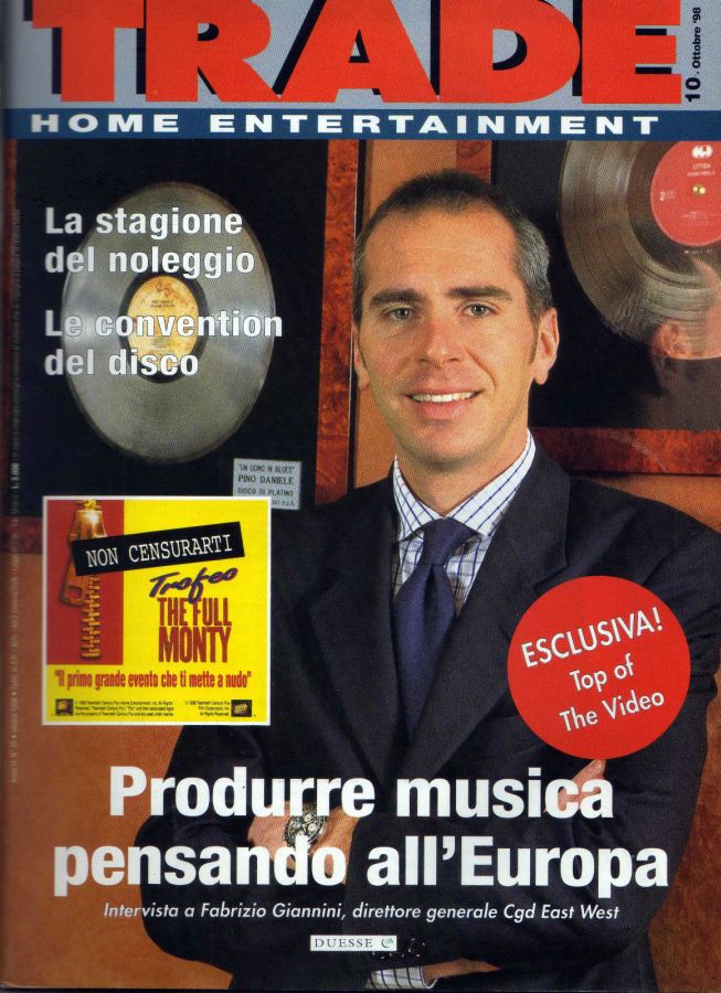 TRADE HOME ENTERTAINMENT magazine side cover October 1998