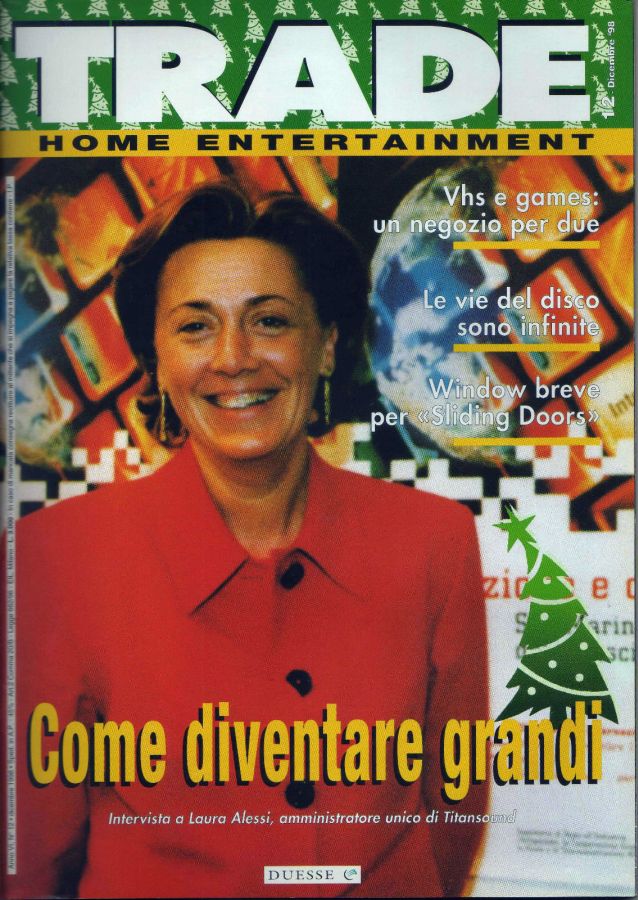 TRADE HOME ENTERTAINMENT magazine side cover December 1998
