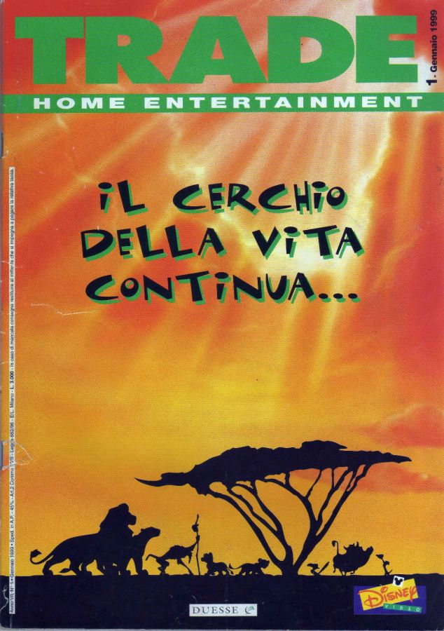 TRADE HOME ENTERTAINMENT magazine side cover January 1999