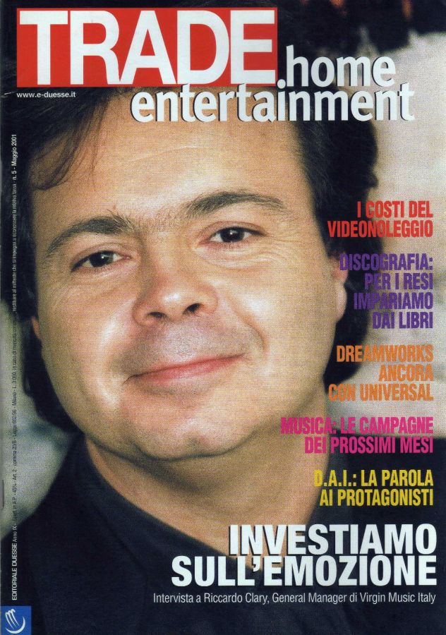 TRADE HOME ENTERTAINMENT magazine side cover May 2001