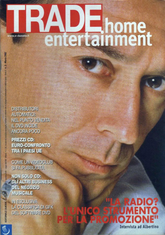TRADE HOME ENTERTAINMENT magazine side cover March 2002
