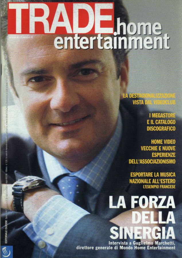 TRADE HOME ENTERTAINMENT magazine side cover June 2002