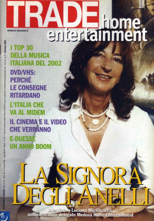TRADE HOME ENTERTAINMENT magazine side cover January 2003