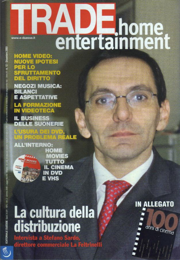 TRADE HOME ENTERTAINMENT magazine side cover December 2003