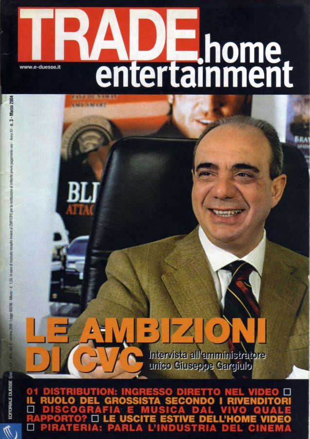 TRADE HOME ENTERTAINMENT magazine side cover March 2004