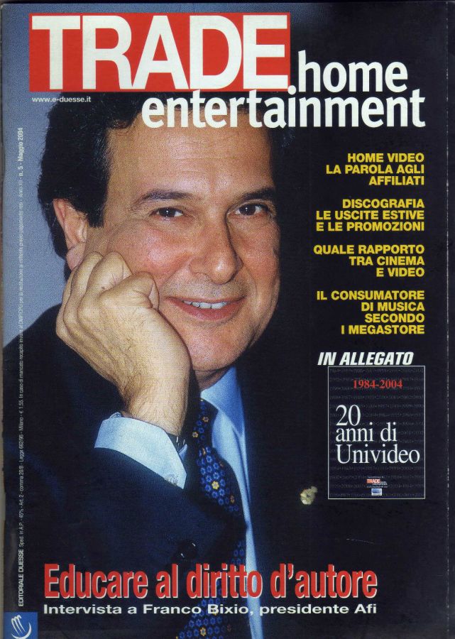 TRADE HOME ENTERTAINMENT magazine side cover May 2004