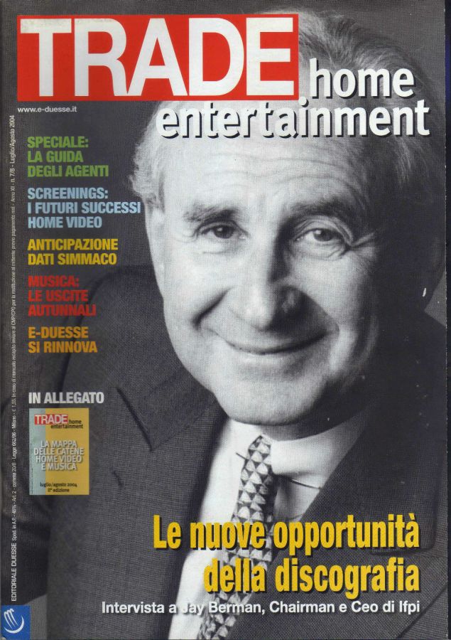 TRADE HOME ENTERTAINMENT magazine side cover July/August 2004