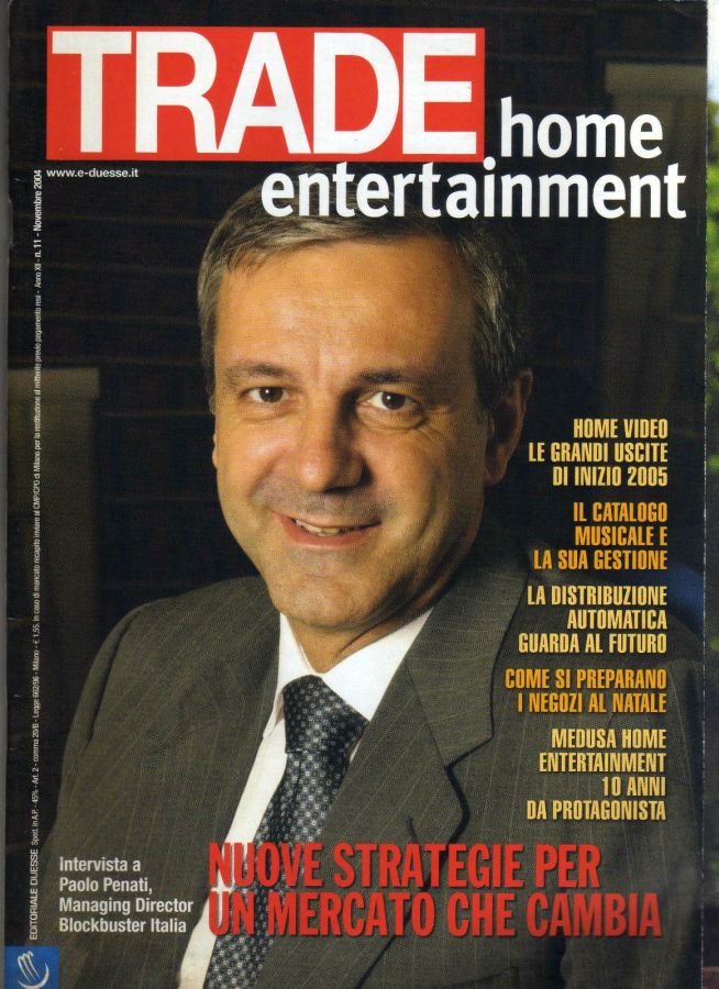TRADE HOME ENTERTAINMENT magazine side cover November 2004