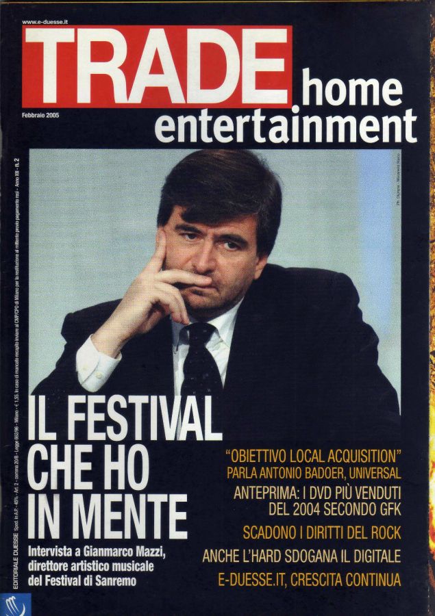 TRADE HOME ENTERTAINMENT magazine side cover February 2005