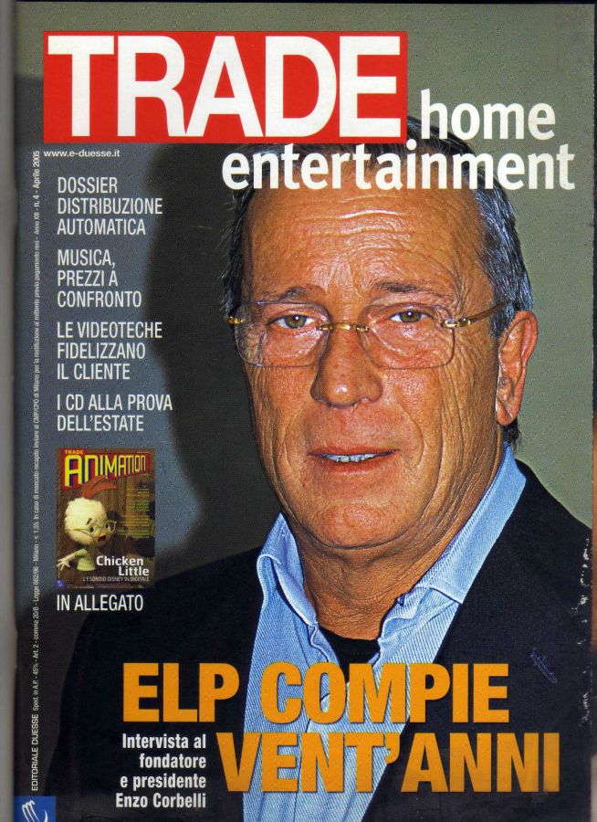 TRADE HOME ENTERTAINMENT magazine side cover April 2005