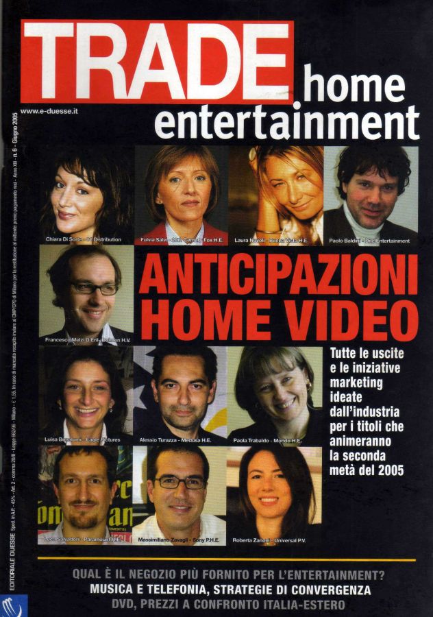 TRADE HOME ENTERTAINMENT magazine side cover June 2005
