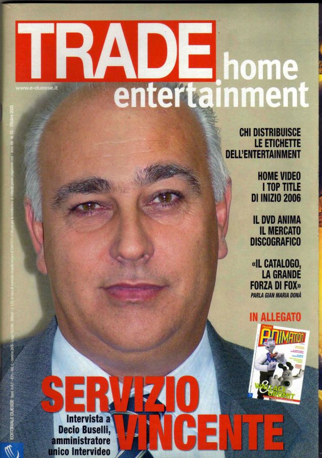 TRADE HOME ENTERTAINMENT magazine side cover October 2005