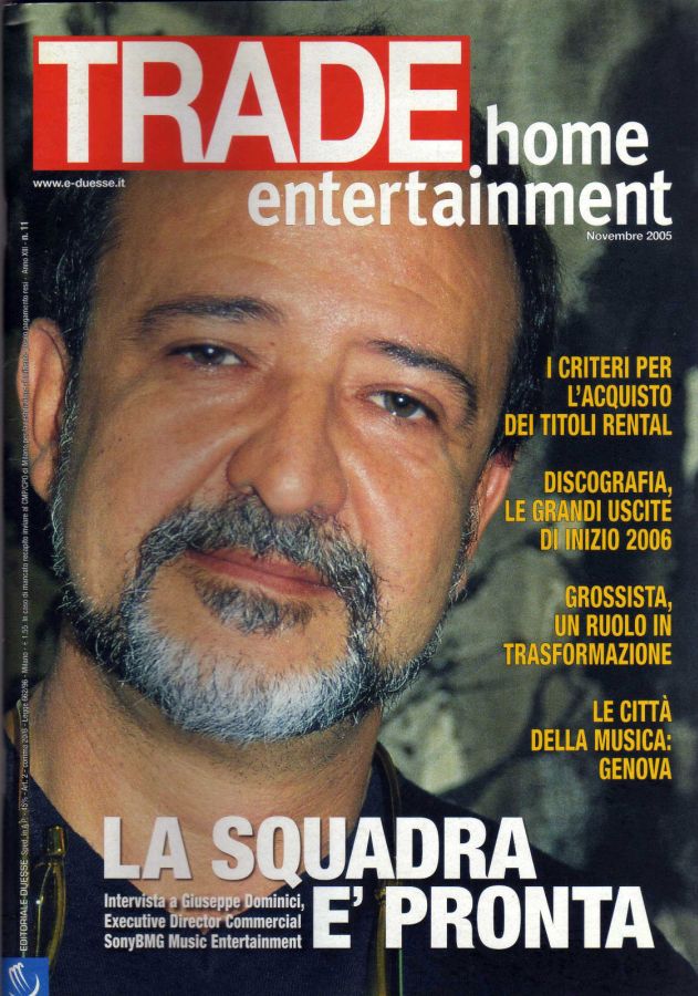 TRADE HOME ENTERTAINMENT magazine side cover November 2005