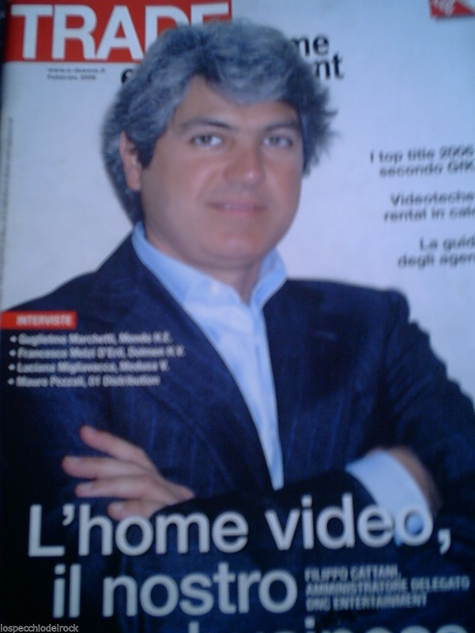 TRADE HOME ENTERTAINMENT magazine side cover February 2006