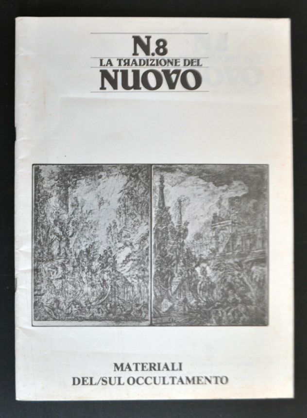 TRADIZIONE DEL NUOVO | LA magazine side cover Issue 8  November 1979