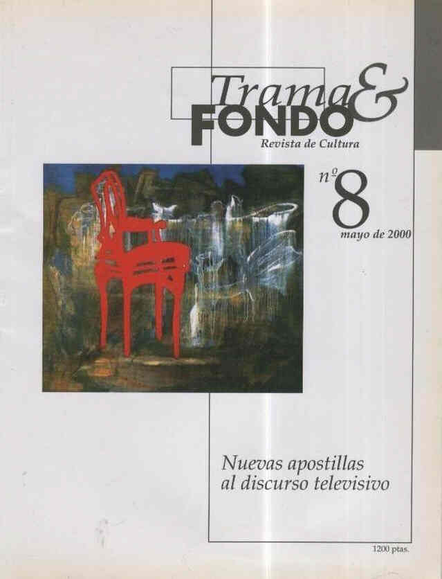 TRAMA Y FONDO magazine side cover Issue 8  May 2000
