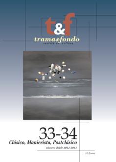 TRAMA Y FONDO magazine side cover Issue 33/34 April 2013