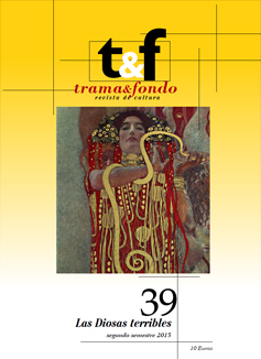 TRAMA Y FONDO magazine side cover Issue 39 September 2015