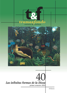 TRAMA Y FONDO magazine side cover Issue 40 September 2016