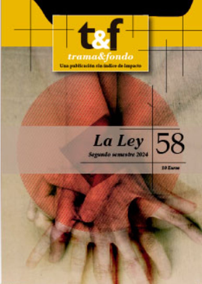 TRAMA Y FONDO magazine side cover Issue 58   2024
