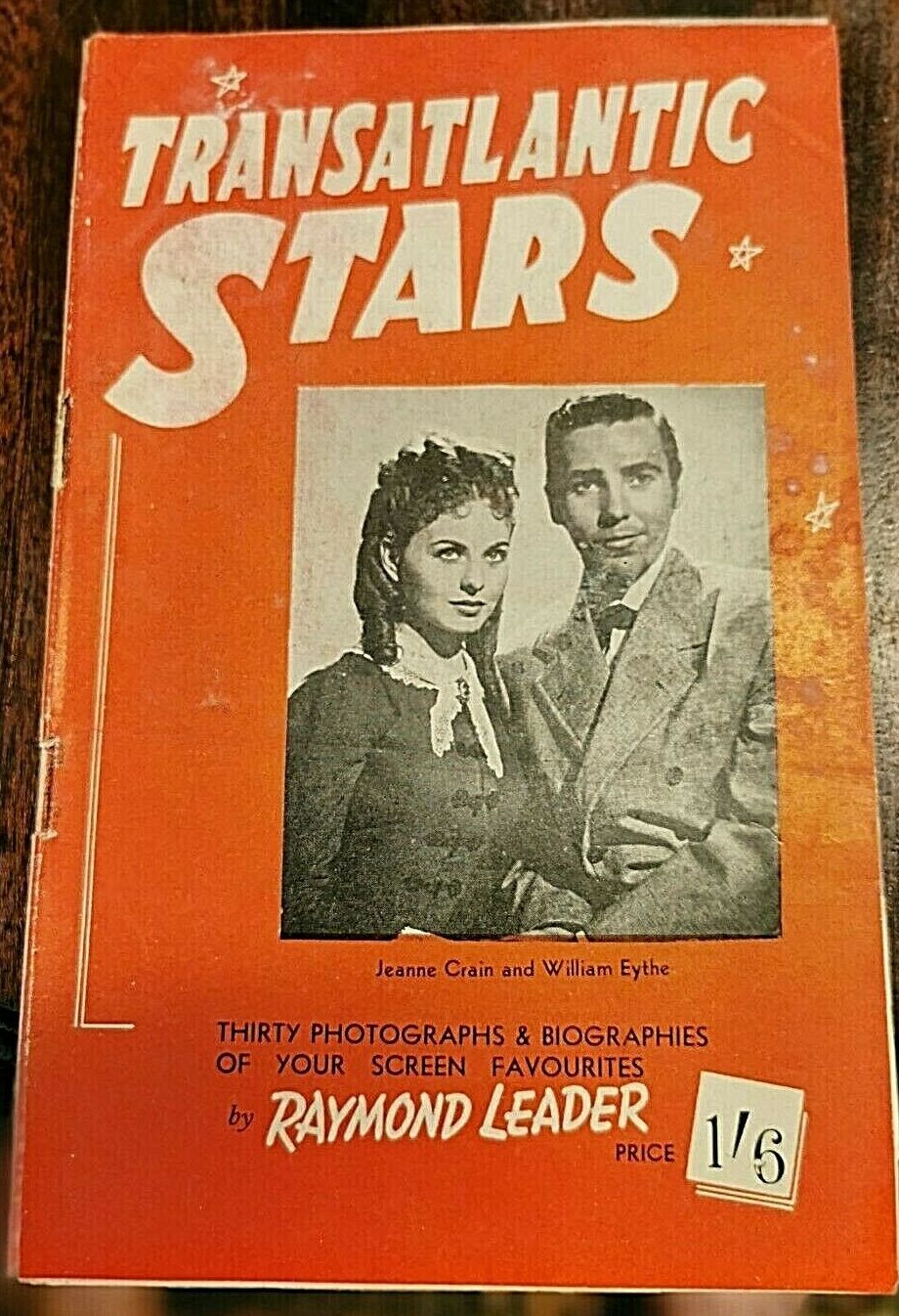 TRANSATLANTIC STARS magazine side cover   1947