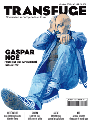 TRANSFUGE magazine side cover Issue 122  October 2018
