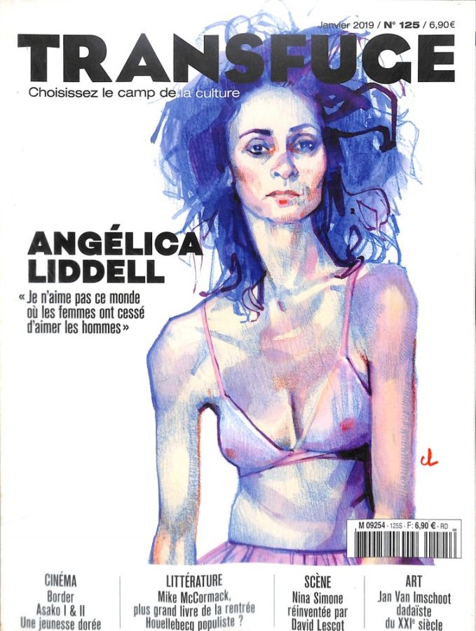 TRANSFUGE magazine side cover Issue 125  January 2019