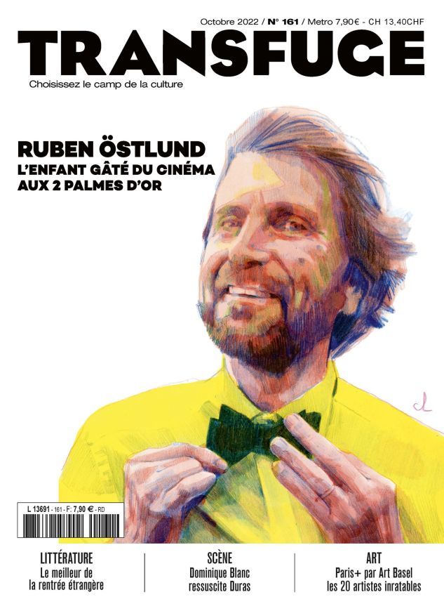 TRANSFUGE magazine side cover Issue 161  October 2022