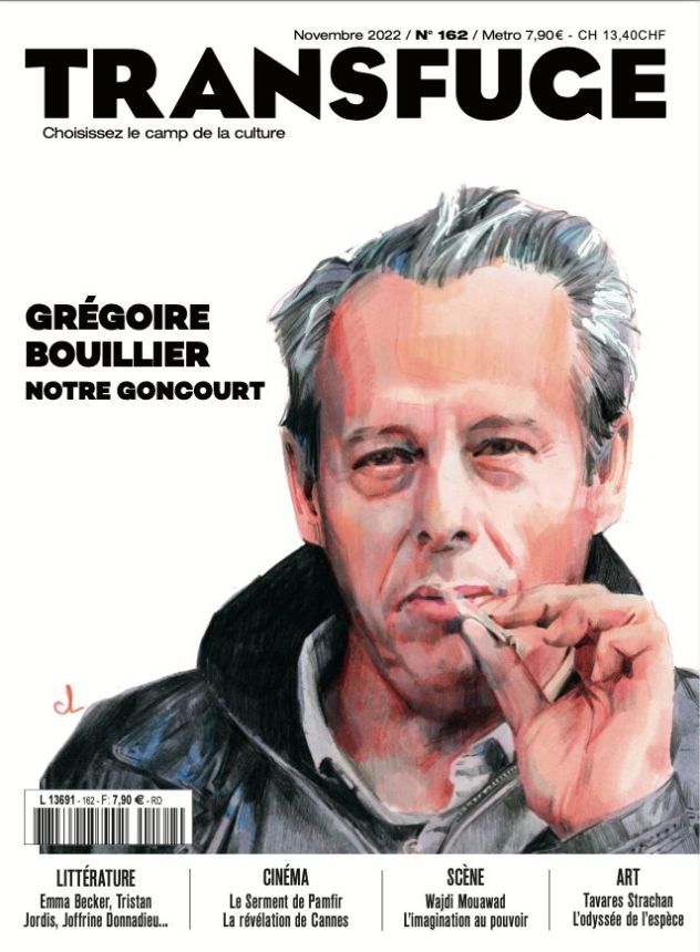 TRANSFUGE magazine side cover Issue 162  November 2022