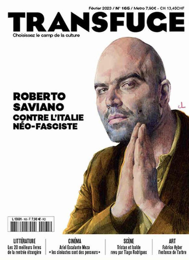 TRANSFUGE magazine side cover Issue 165  February 2023