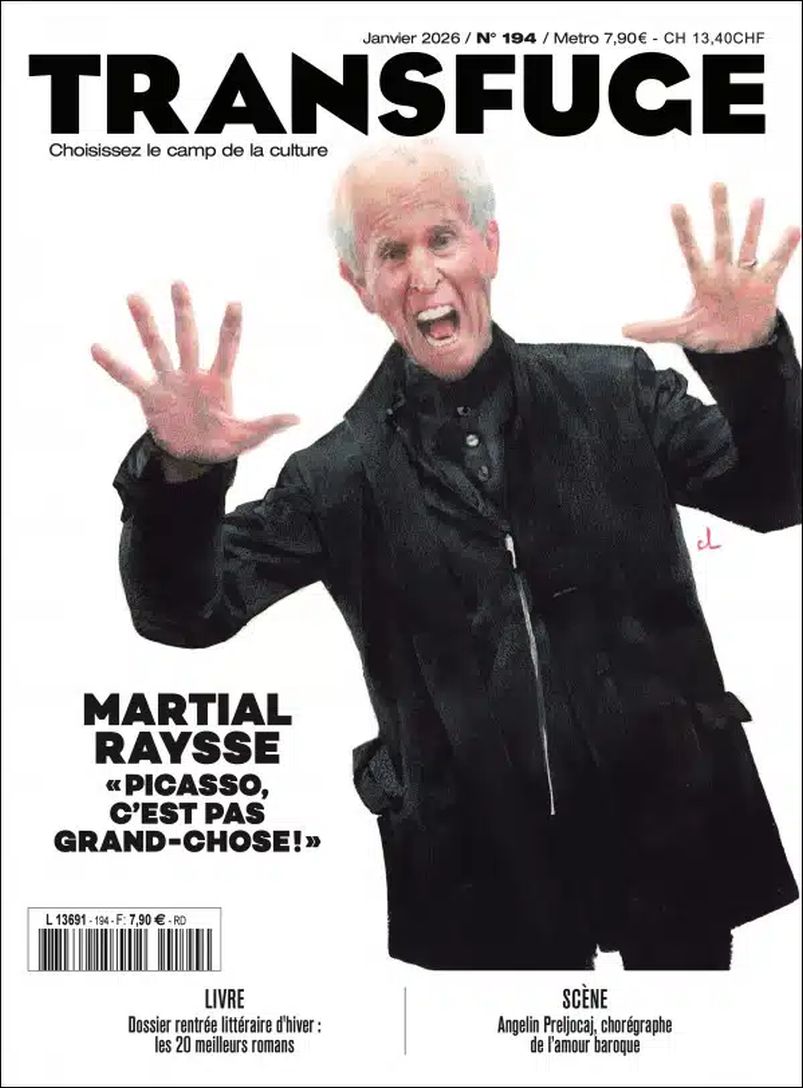 TRANSFUGE magazine side cover Issue 194  January 2026