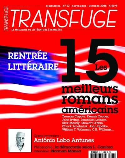 TRANSFUGE magazine side cover Issue 12 September 2006