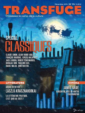 TRANSFUGE magazine side cover Issue 73 December 2013