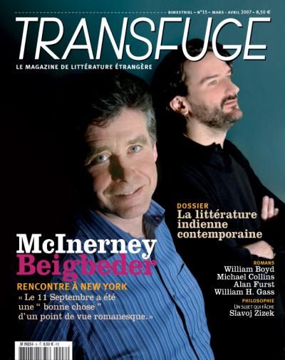 TRANSFUGE magazine side cover Issue 15 March 2007