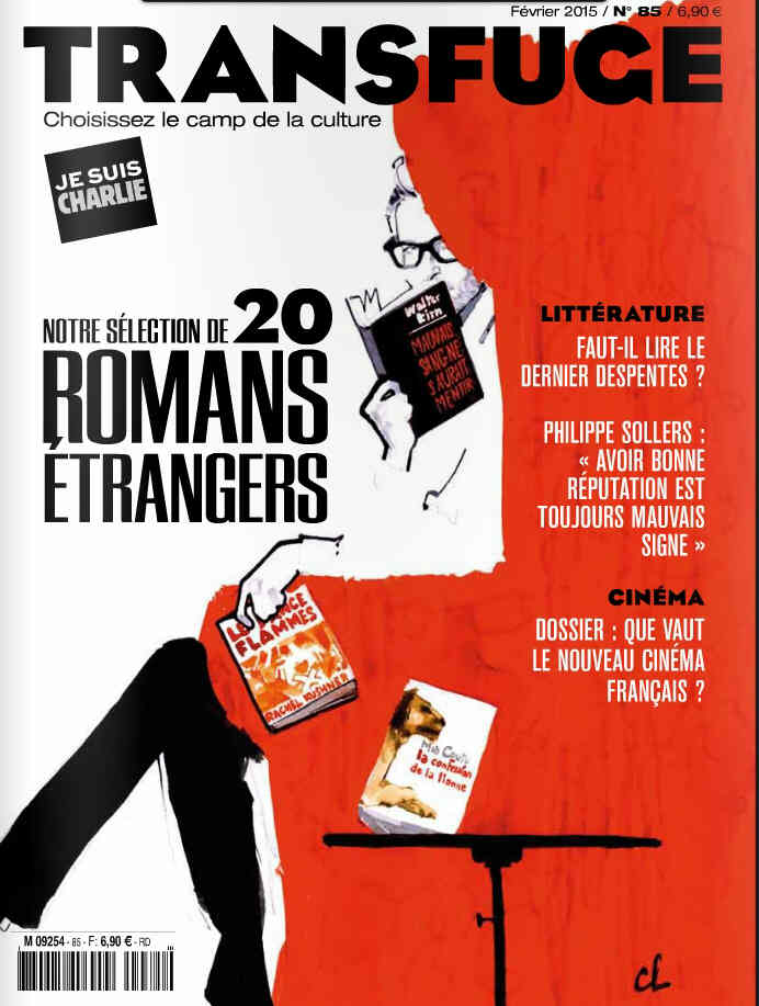 TRANSFUGE magazine side cover Issue 85 February 2015