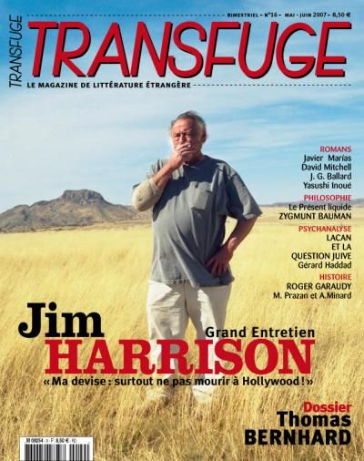 TRANSFUGE magazine side cover Issue 16 May 2007