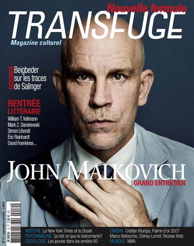 TRANSFUGE magazine side cover Issue 17 September 2007