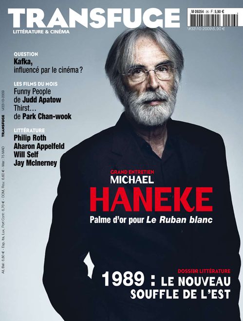 TRANSFUGE magazine side cover Issue 33 October 2009
