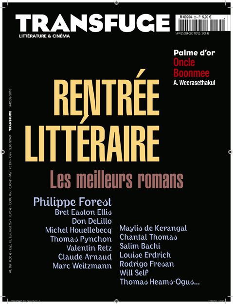 TRANSFUGE magazine side cover Issue 42 July/August 2010