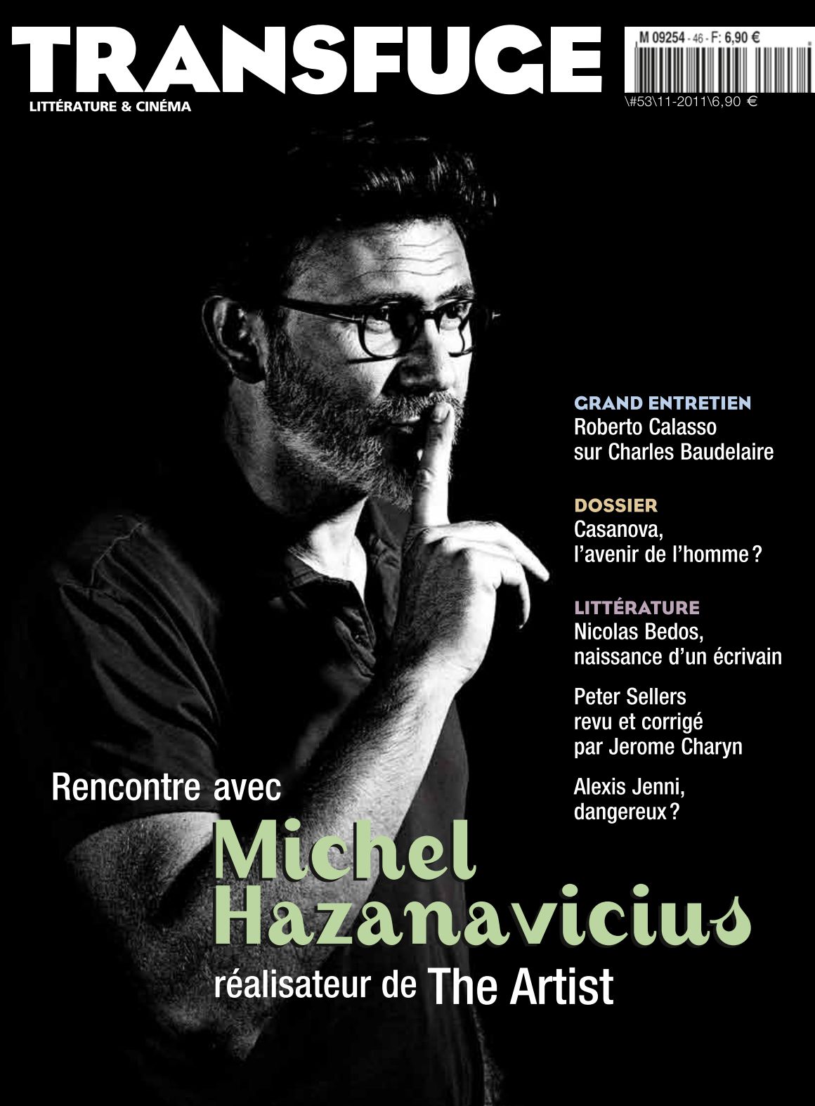TRANSFUGE magazine side cover Issue 53 November 2011
